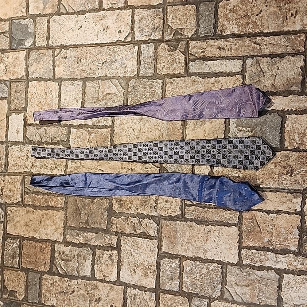 Vintage Gianni Versace Bundle Of Three Ties